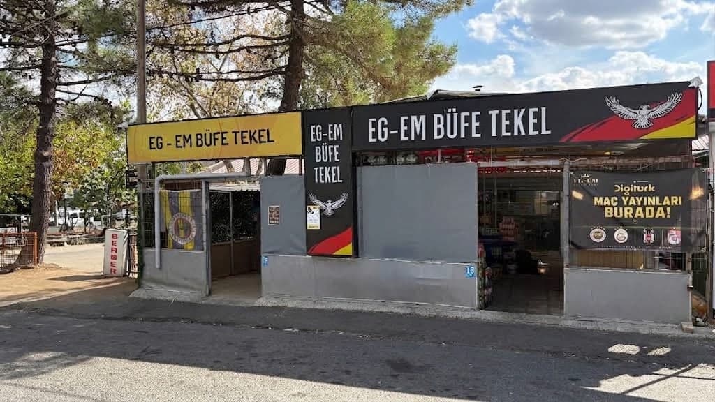 EGEM Büfe dış cephe tabelası