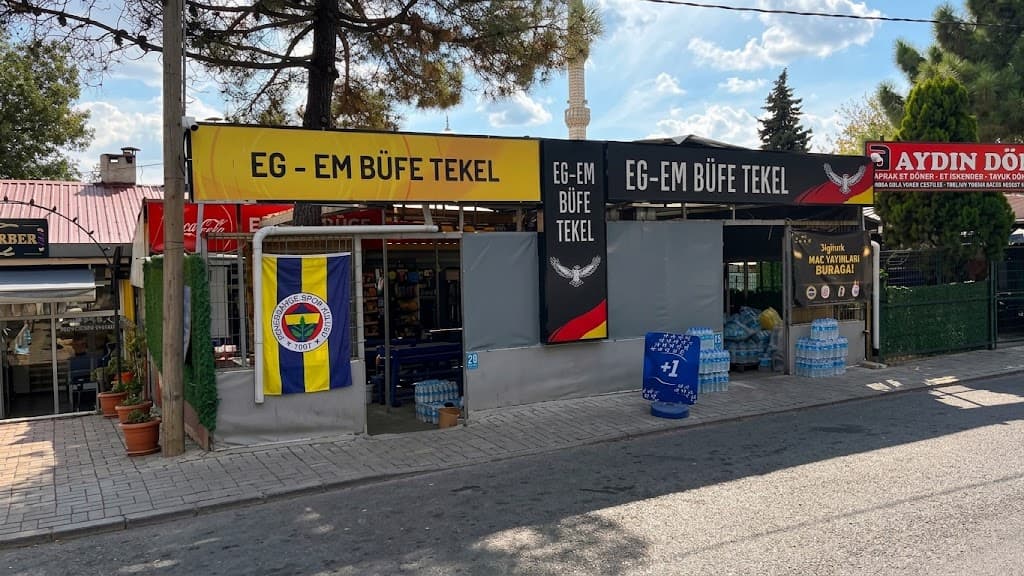 EG-EM Büfe Tekel giriş cephesi